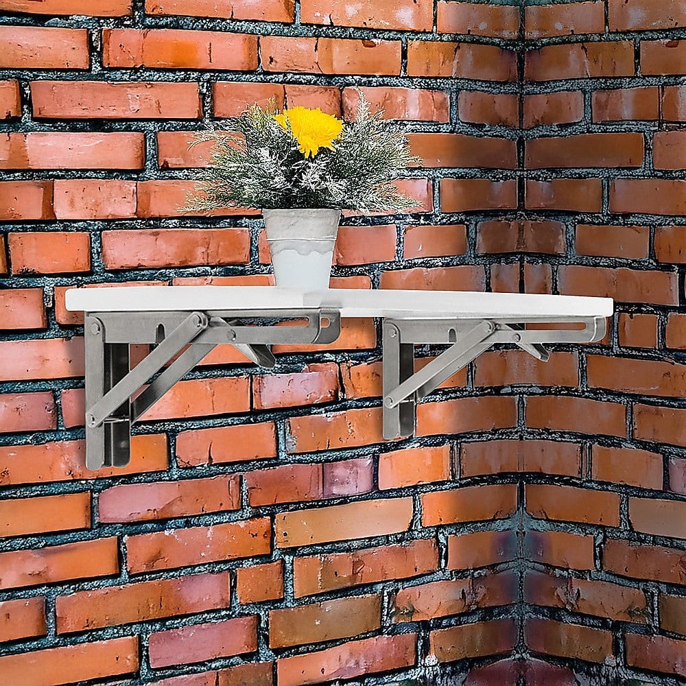 Heavy Duty Stainless Steel Folding Table Bracket (2X 20", 50Kg Load)
