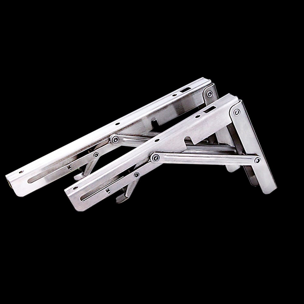 Heavy Duty Stainless Steel Folding Table Bracket (2X 20", 50Kg Load)