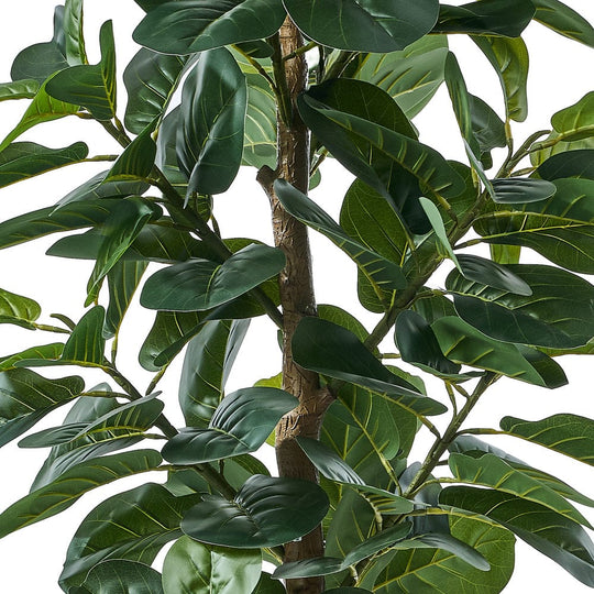 2x Artificial Fiddle Leaf Fig Trees Lifelike Potted Plants 180cm & 150cmGreen