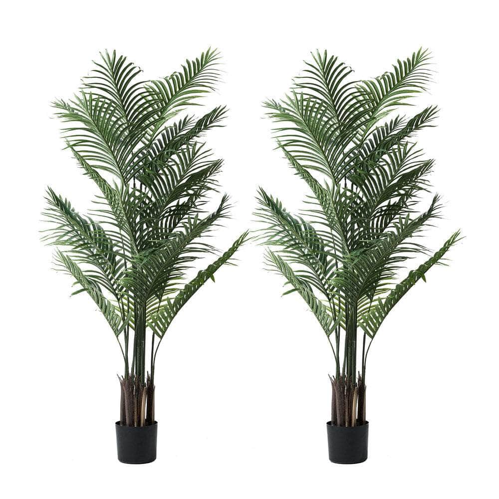 2x Artificial Palm Trees Potted Plants 180cm Indoor Home Decor Green