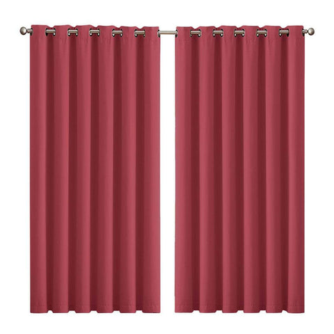 2x Blockout Curtains Panels 3  Layers