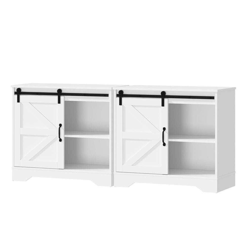 2x Buffet Sideboard Cabinet Storage Cupboard