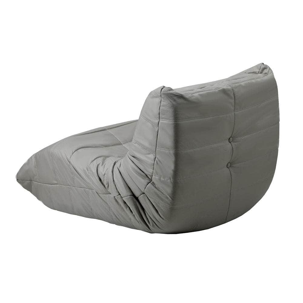 2X Floor Sofa Lounge Caterpillar Lazy Couch Single Pouffe