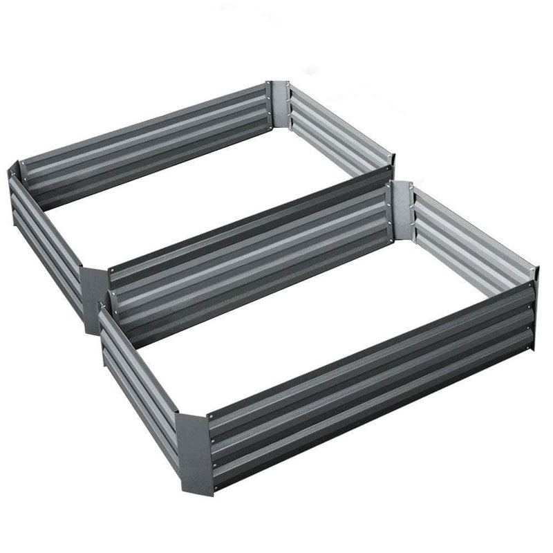 2x Garden Bed 120x90cm Planter Box Raised Container