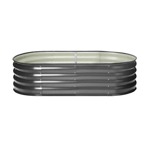 2X Garden Bed Galvanised Raised Garden Bed 160X80X42CM