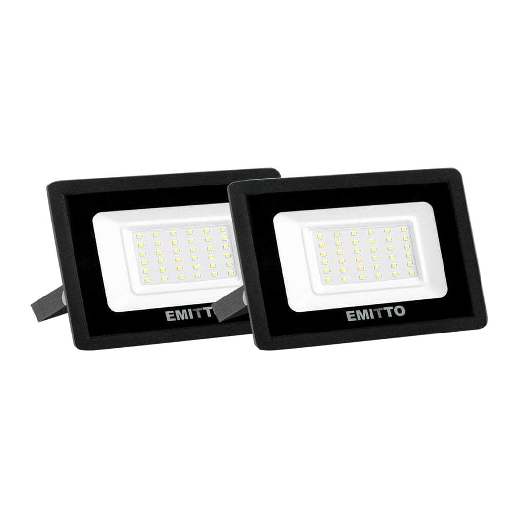 2x LED Flood Light 30W Outdoor