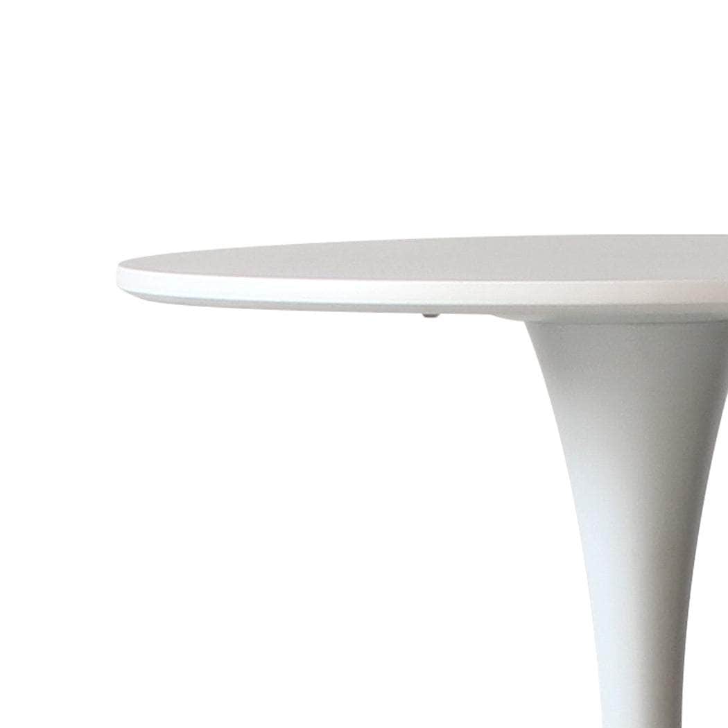 2x Round Bar Table Pub Tables White
