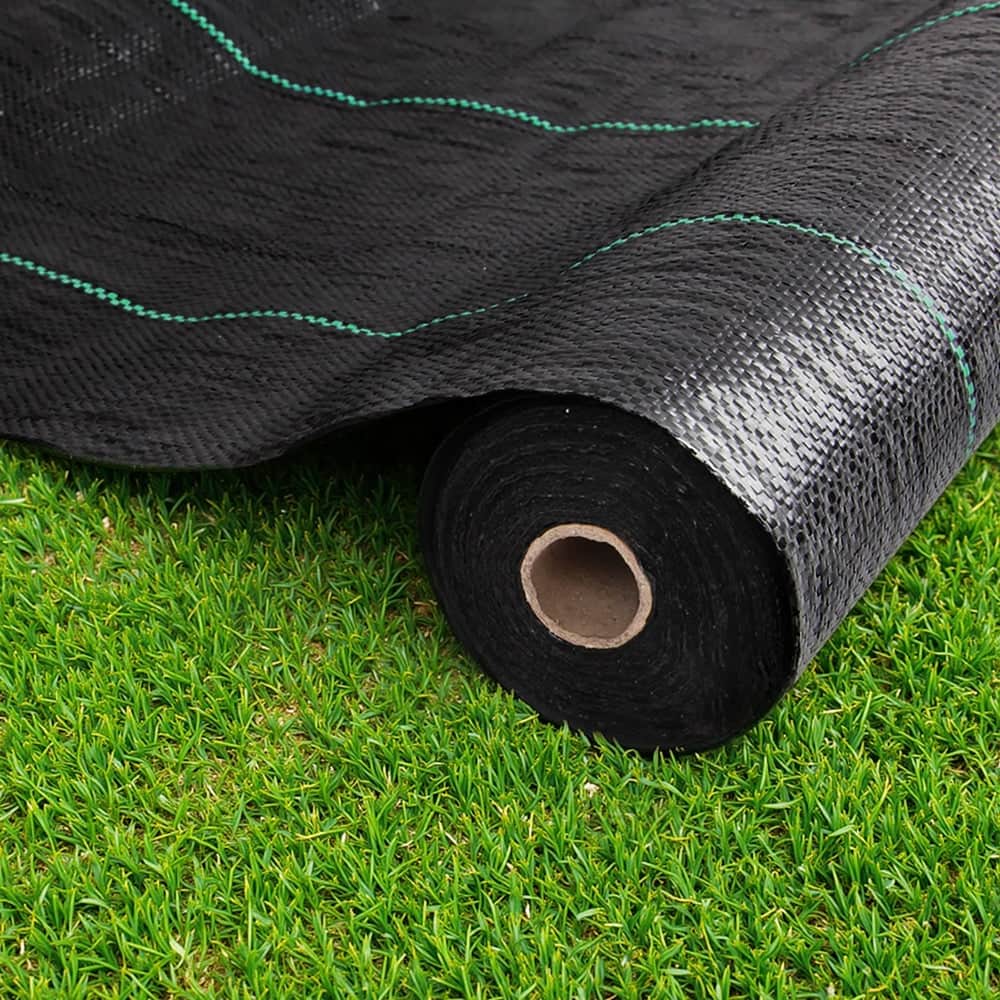 2X50M Weed Mat 110Gsm Weed Control Mat Plant Fabric Upholstery