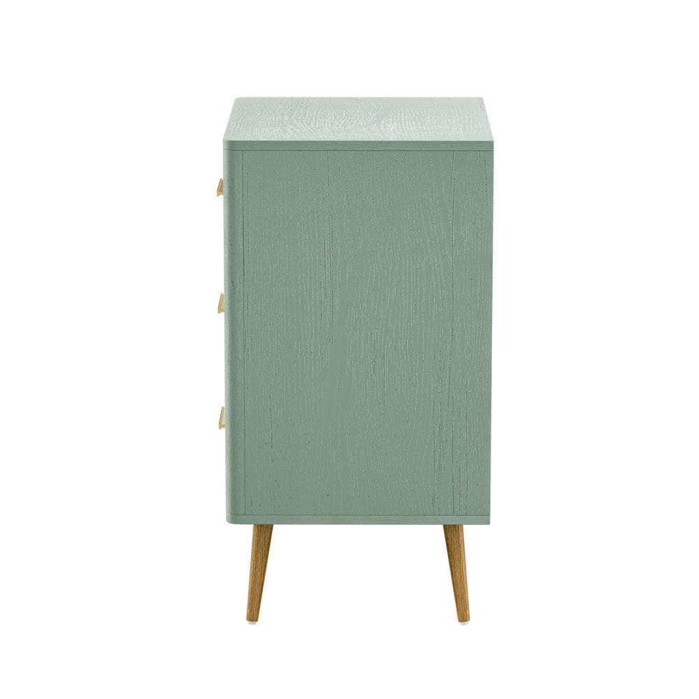 3 Chest of Drawers Tallboy Green