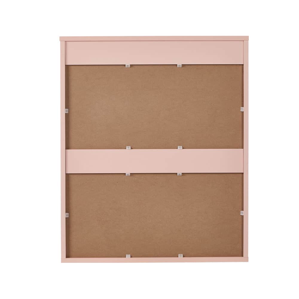 3 Drawer Chest Bedroom Dresser Storage Cabinet Nightstand Pink & White