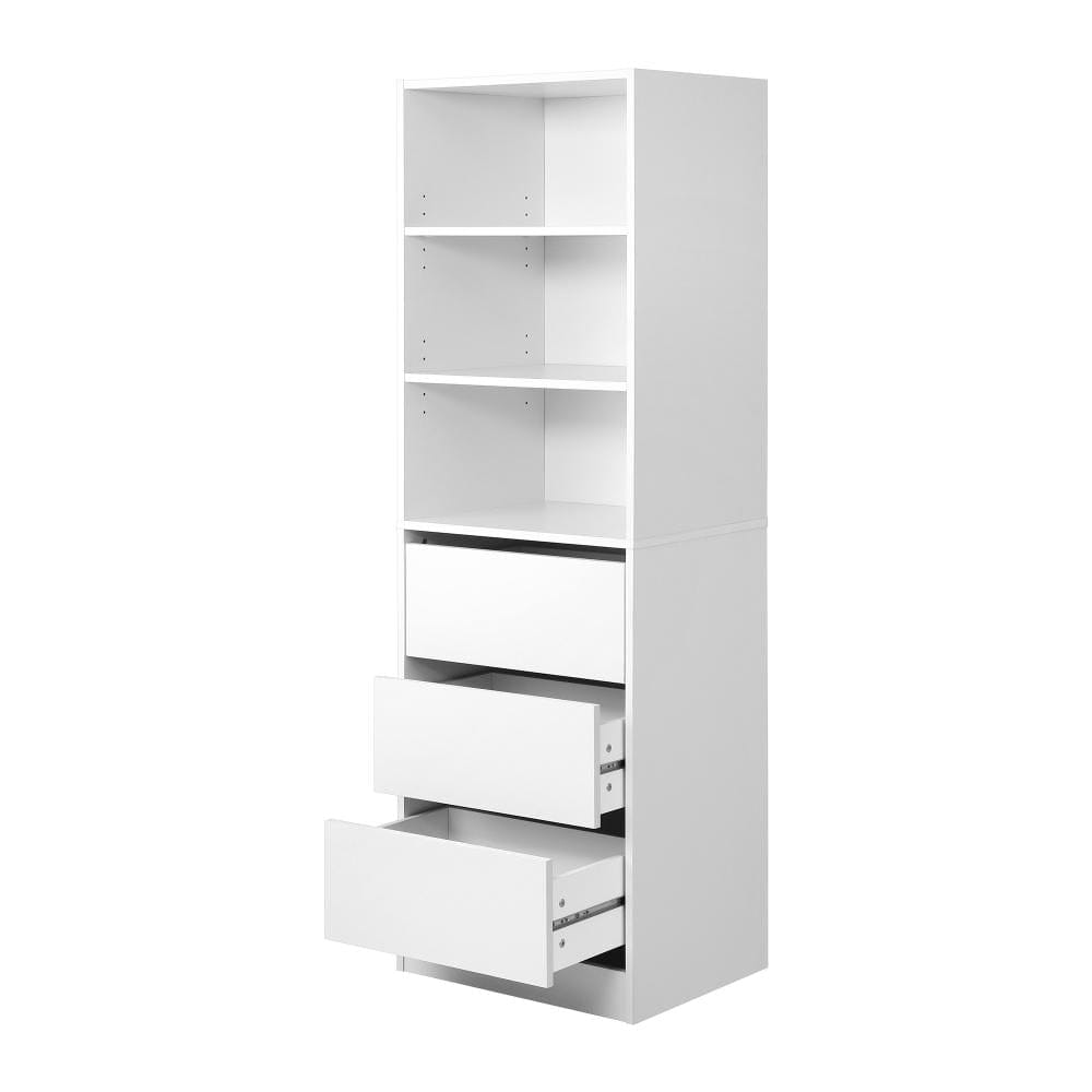 3-Drawer Clothes Storage Cabinet - Stylish and Efficient Organizer Rack, Wardrobe