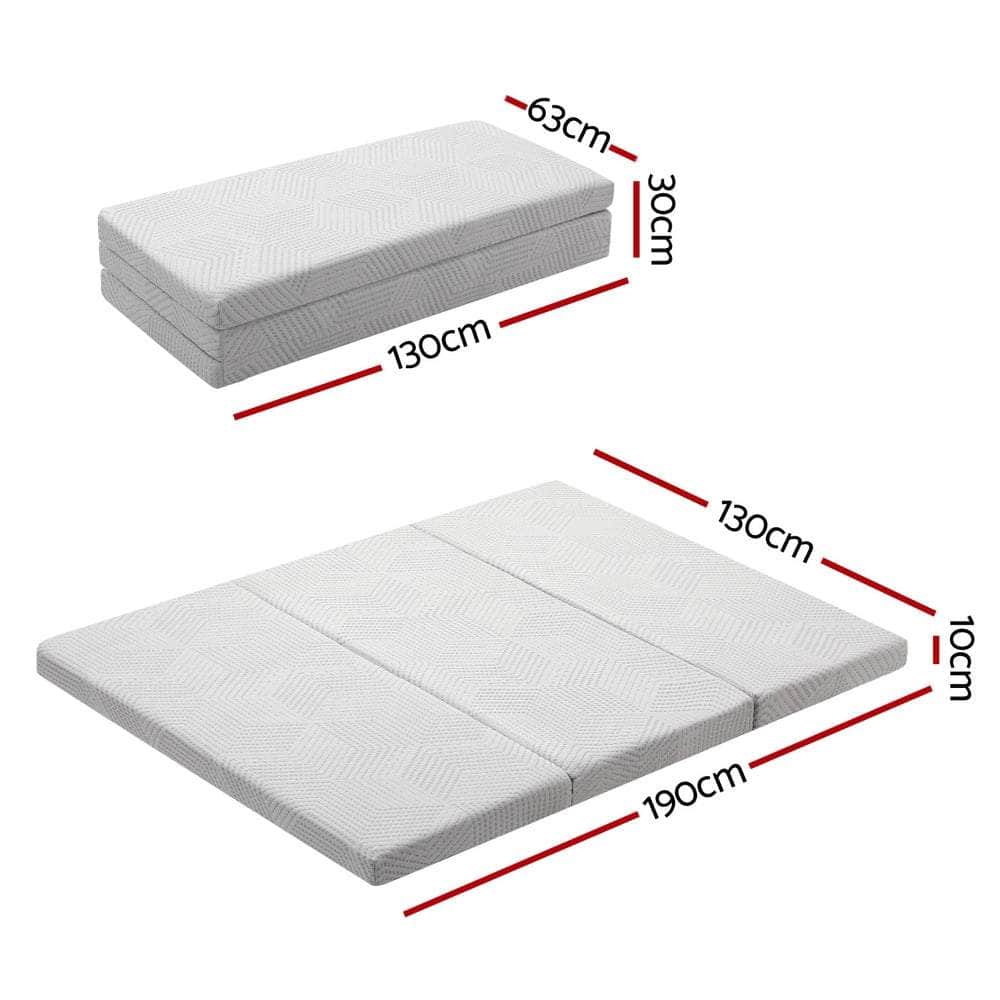 3-Foldable Mattress Folding Foam Double