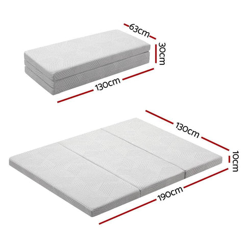 3-Foldable Mattress Folding Foam Double