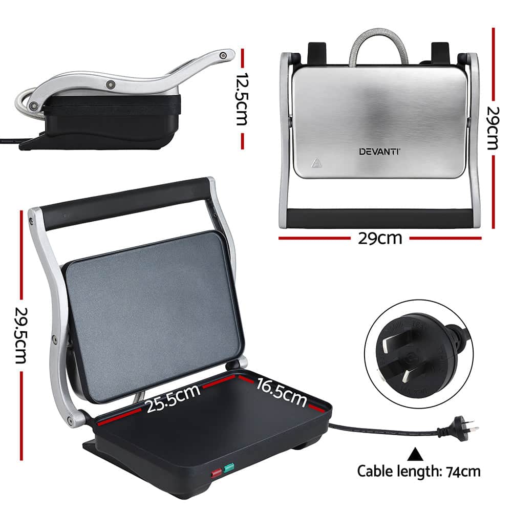 3 in 1 Sandwich Maker Steak Press Grill 1000W