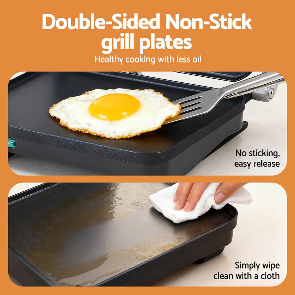 3 in 1 Sandwich Maker Steak Press Grill 1000W