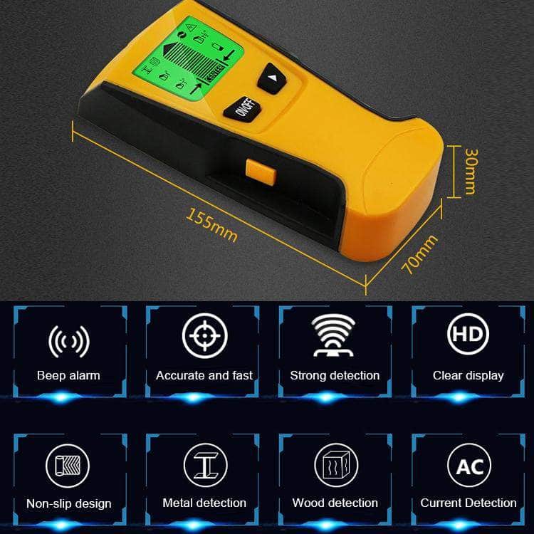 3-In-1 Wall Metal Detector For Voltage Cable And Metal Detection