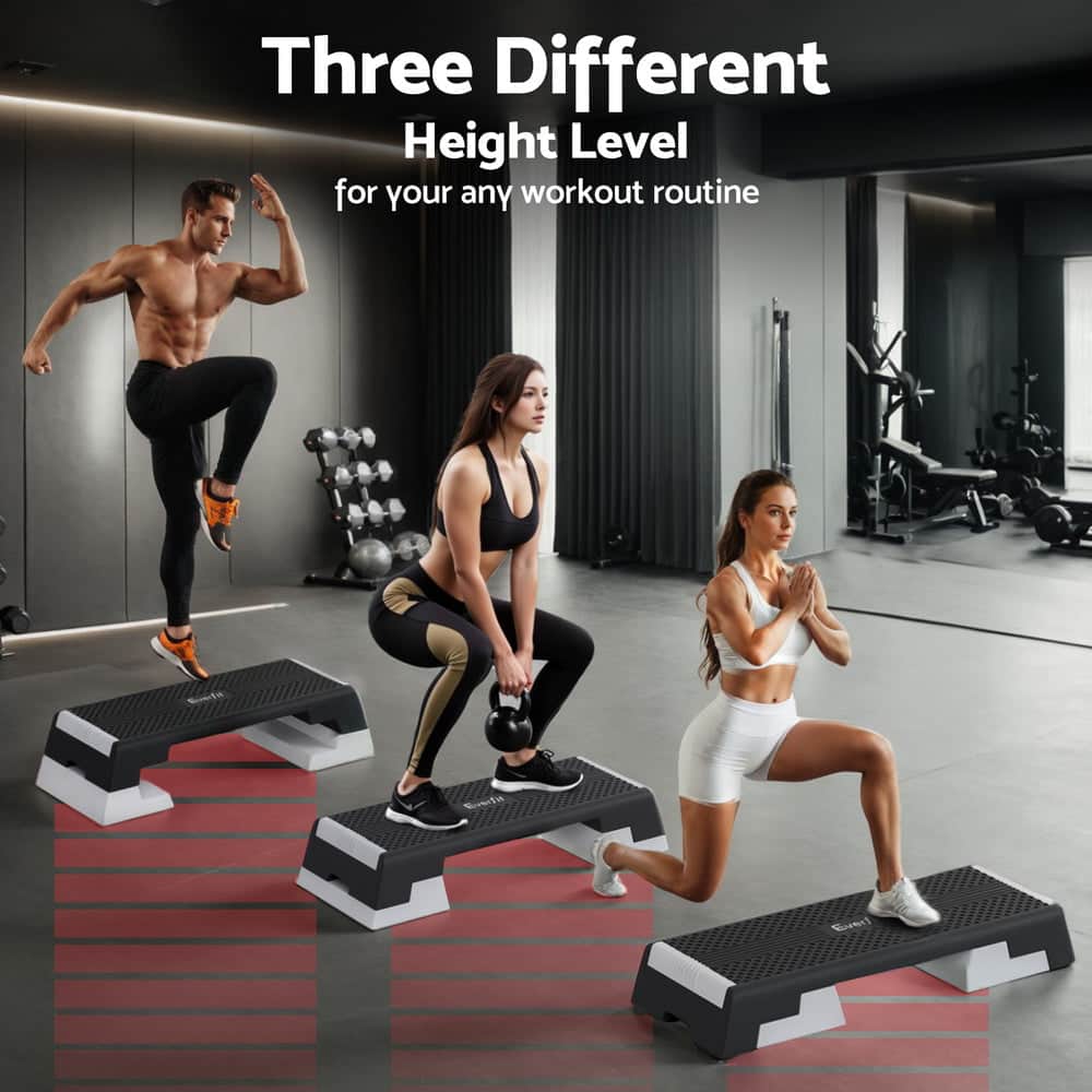 Step Or Level 3 Level Aerobic Step Adjustable Stepper for Home Workouts – Simple deals
