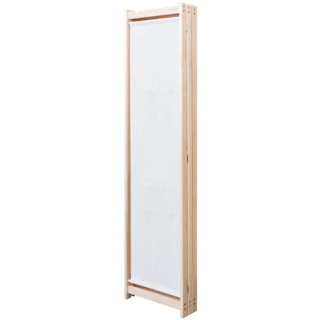 3 - Panel Room Divider Cream Fabric - Simple deals
