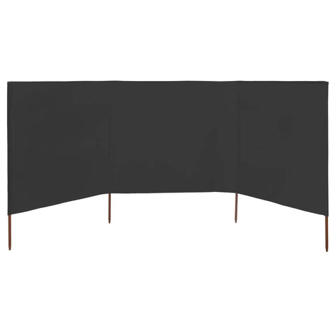 3-panel Wind Screen Fabric  Anthracite