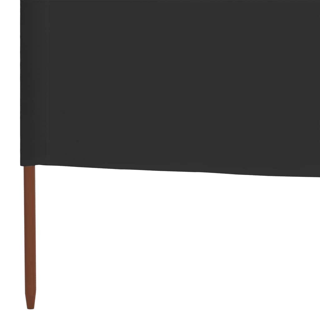 3 - panel Wind Screen Fabric Anthracite - Simple deals