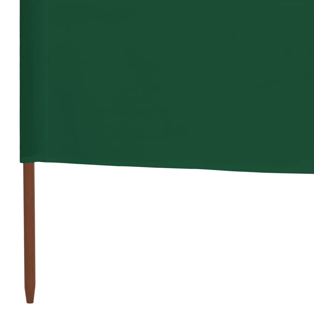 3 - panel Wind Screen Fabric Green - Simple deals