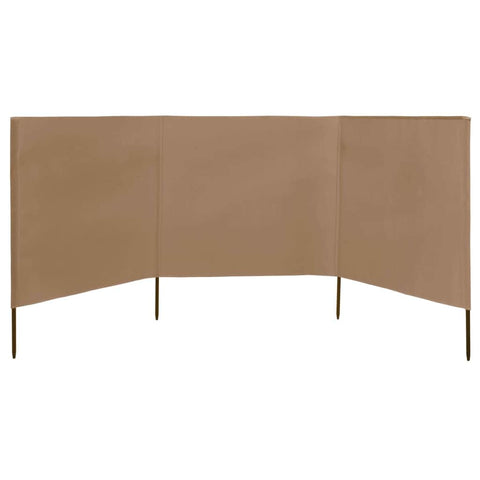 3-panel Wind Screen Fabric  Taupe