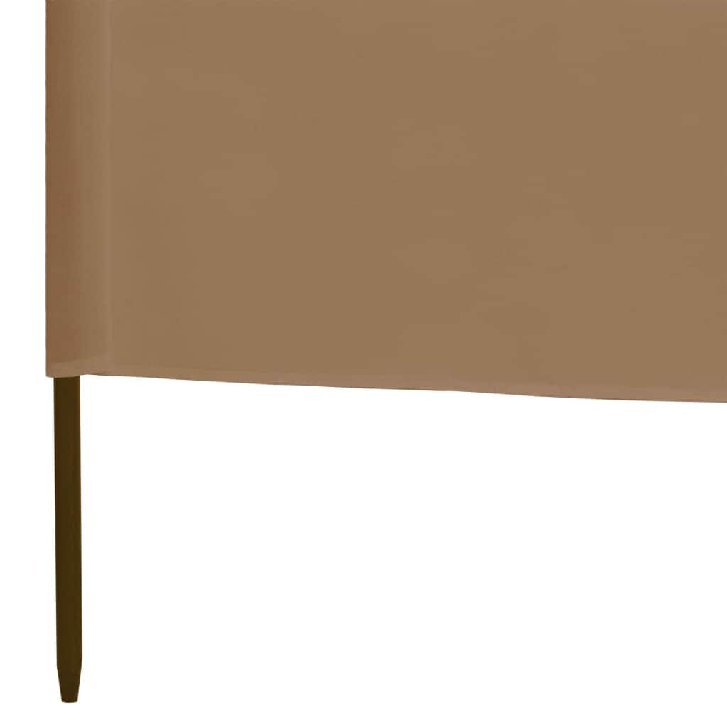 3 - panel Wind Screen Fabric Taupe - Simple deals
