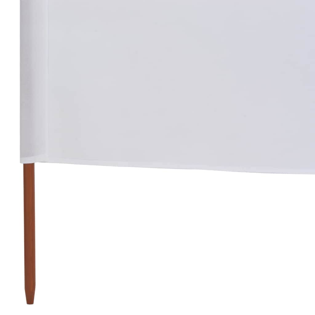 3-panel Wind Screen Fabric  White