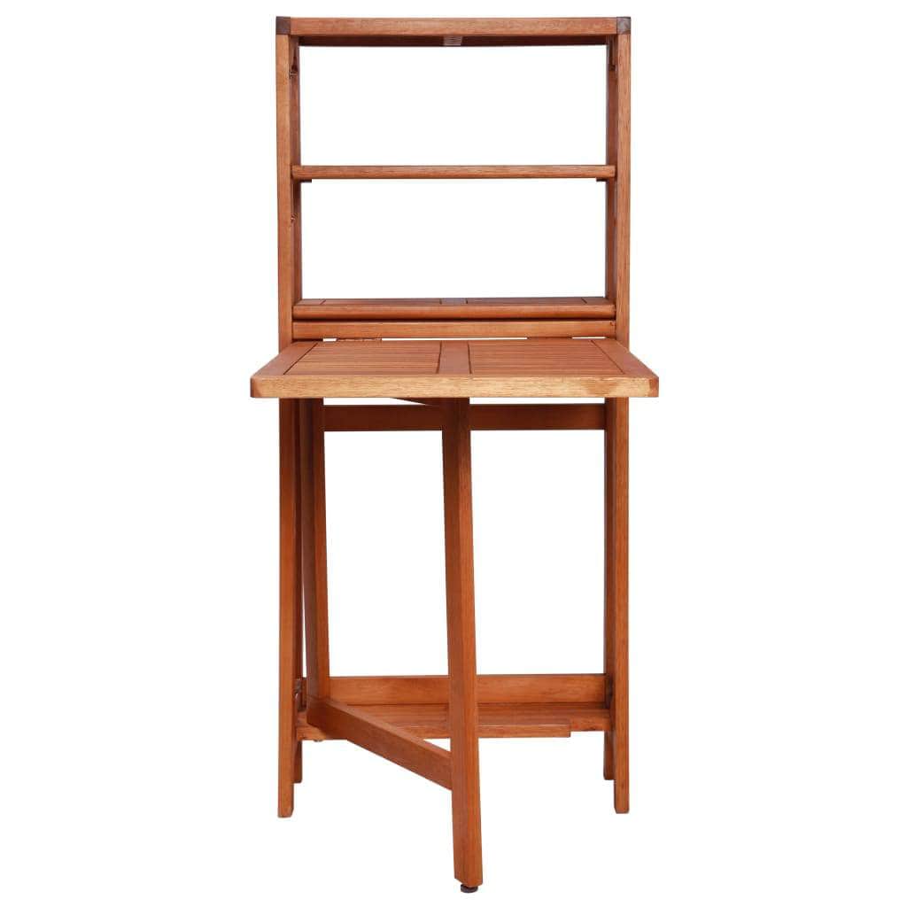 3 Piece Folding Bistro Set Solid Acacia Wood - Simple deals