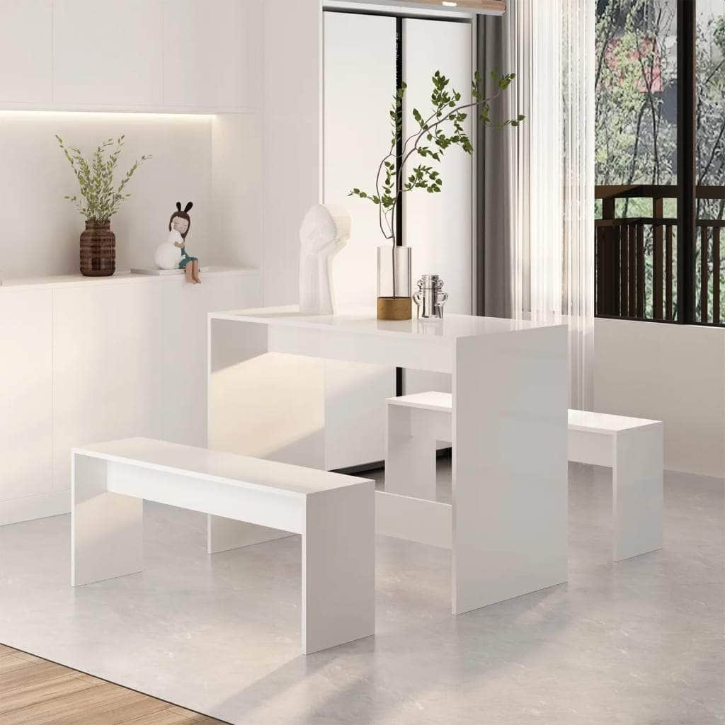 3 Piece Kitchen Dining Set Chipboard