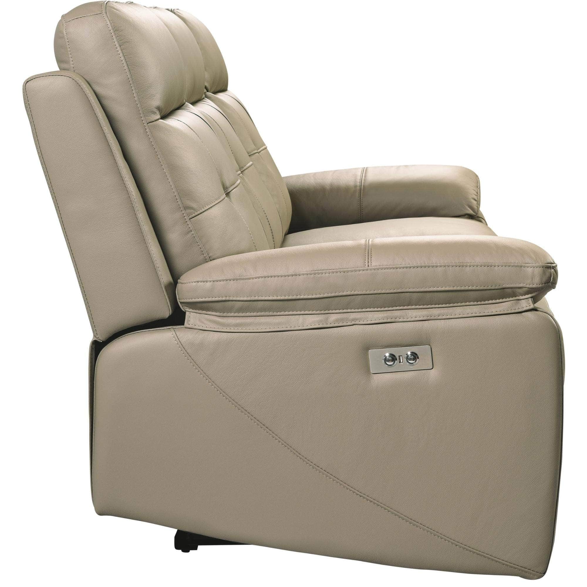 3 Seater Electric Recliner Sofa Genuine Leather Home Theater Lounge