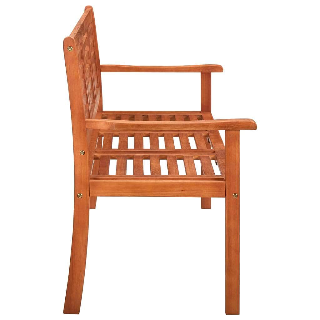 3 - Seater Garden Bench 150 cm Solid Eucalyptus Wood - Simple deals