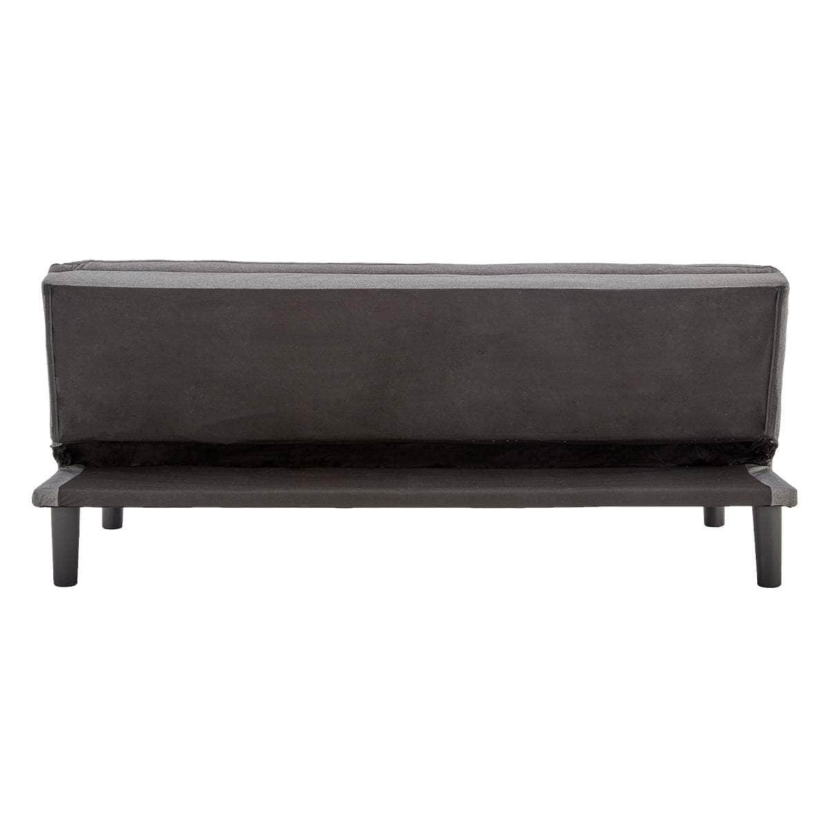 3 Seater Modular Linen Fabric Sofa Bed Couch -Dark Grey