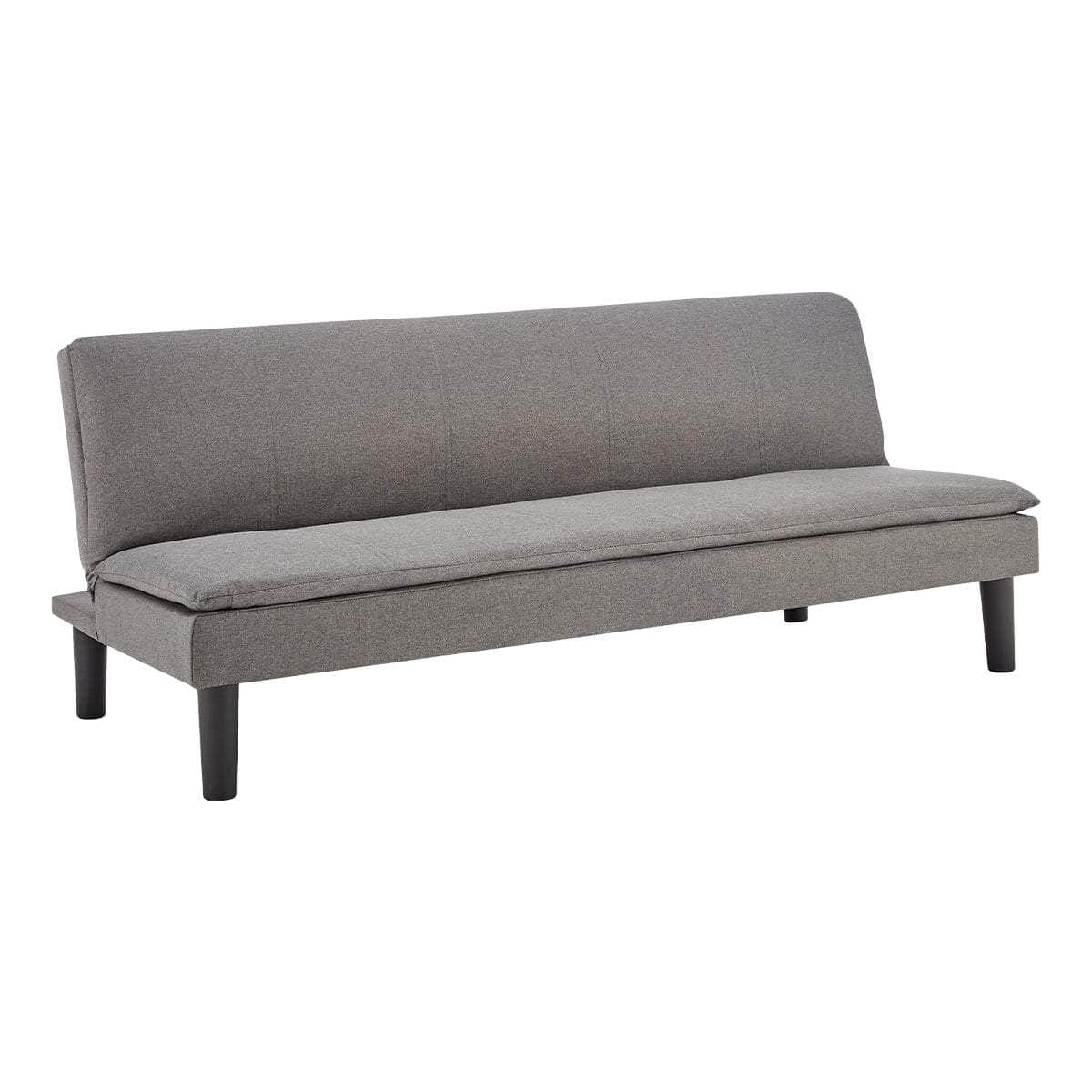 3 Seater Modular Linen Fabric Sofa Bed Couch -Dark Grey