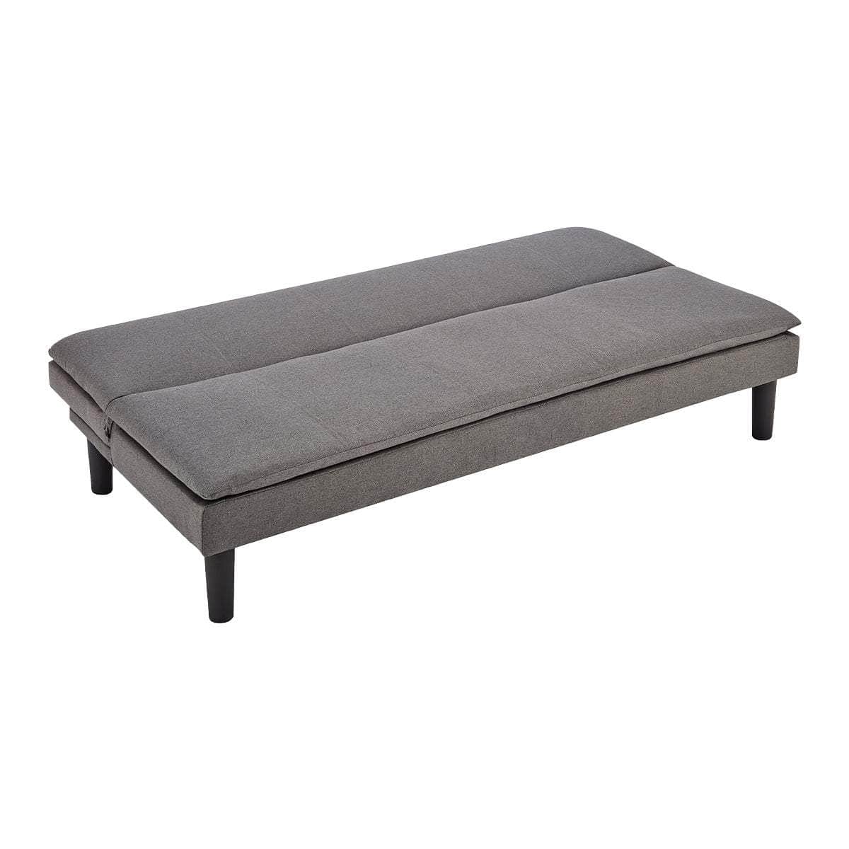 3 Seater Modular Linen Fabric Sofa Bed Couch -Dark Grey