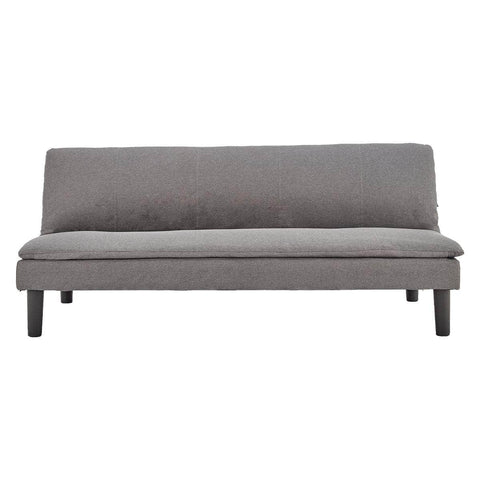3 Seater Modular Linen Fabric Sofa Bed Couch -Dark Grey