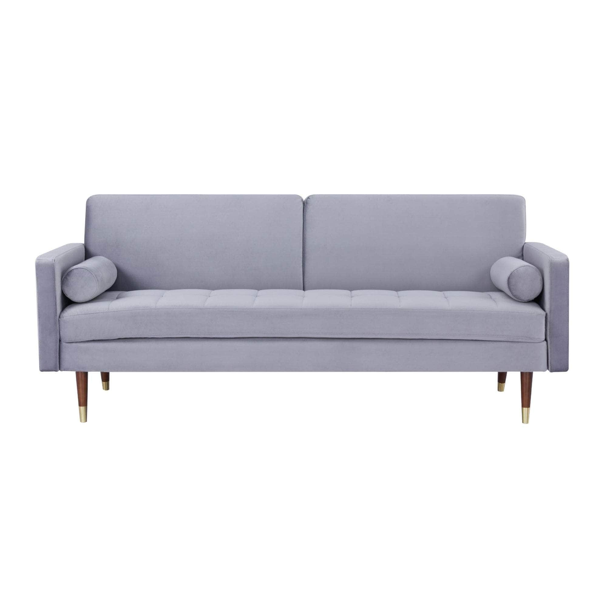 3 Seater Sofa Bed Fabric Uplholstered Lounge Couch Dark Blue/Green/Grey