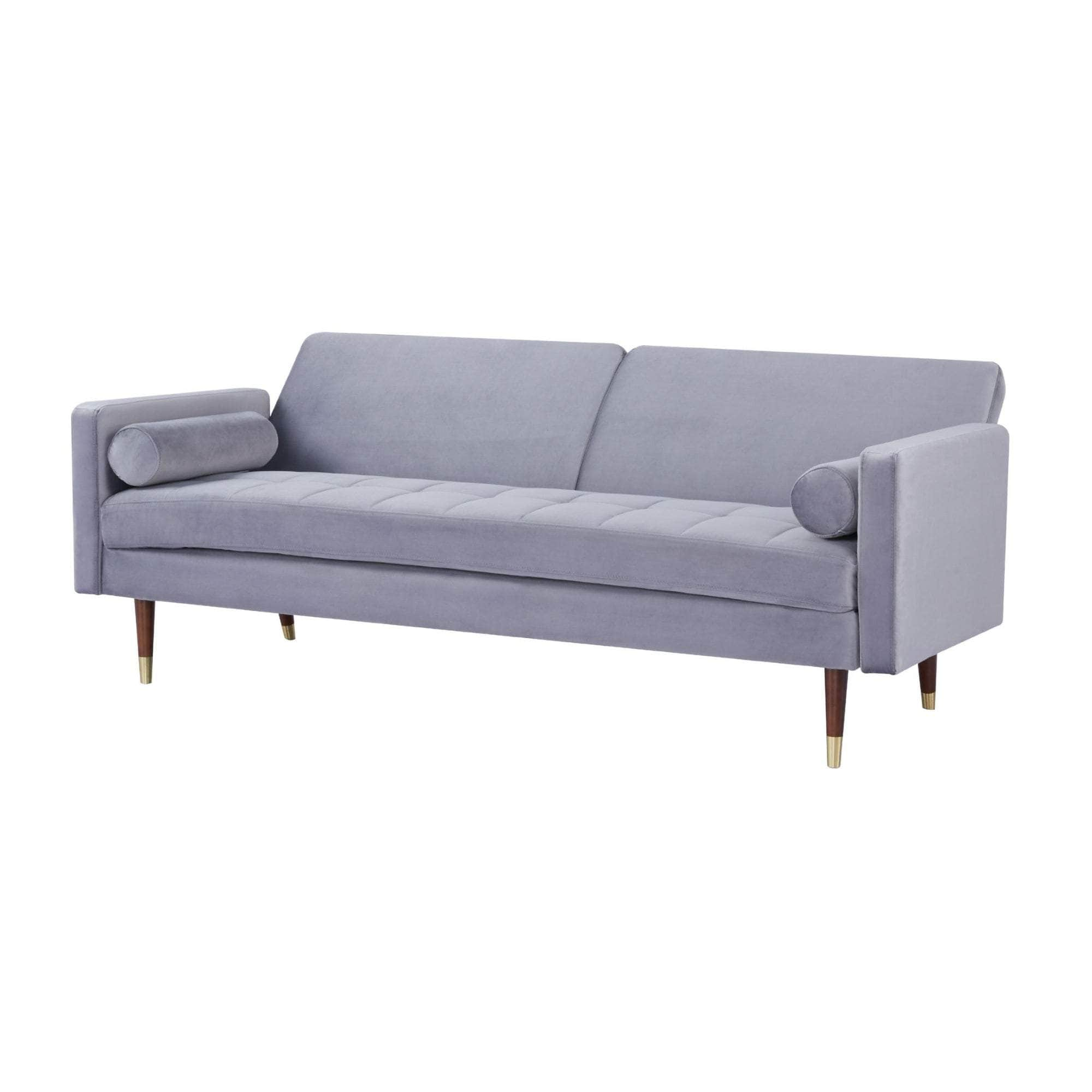 3 Seater Sofa Bed Fabric Uplholstered Lounge Couch Dark Blue/Green/Grey