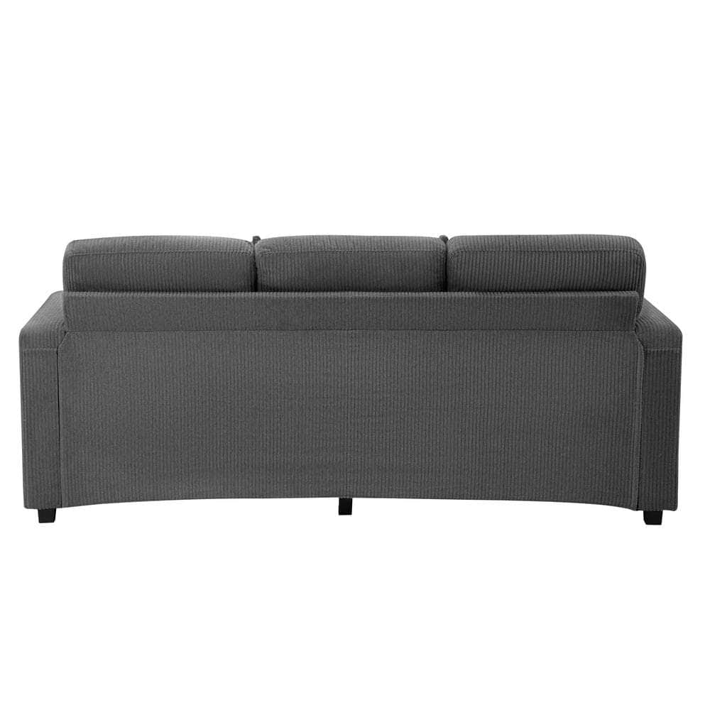 3 Seater Sofa Modular Couch Drawers Ottoman Velvet