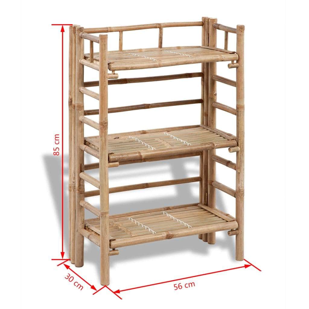 3 - tier Bamboo Plant Rack - Simple deals