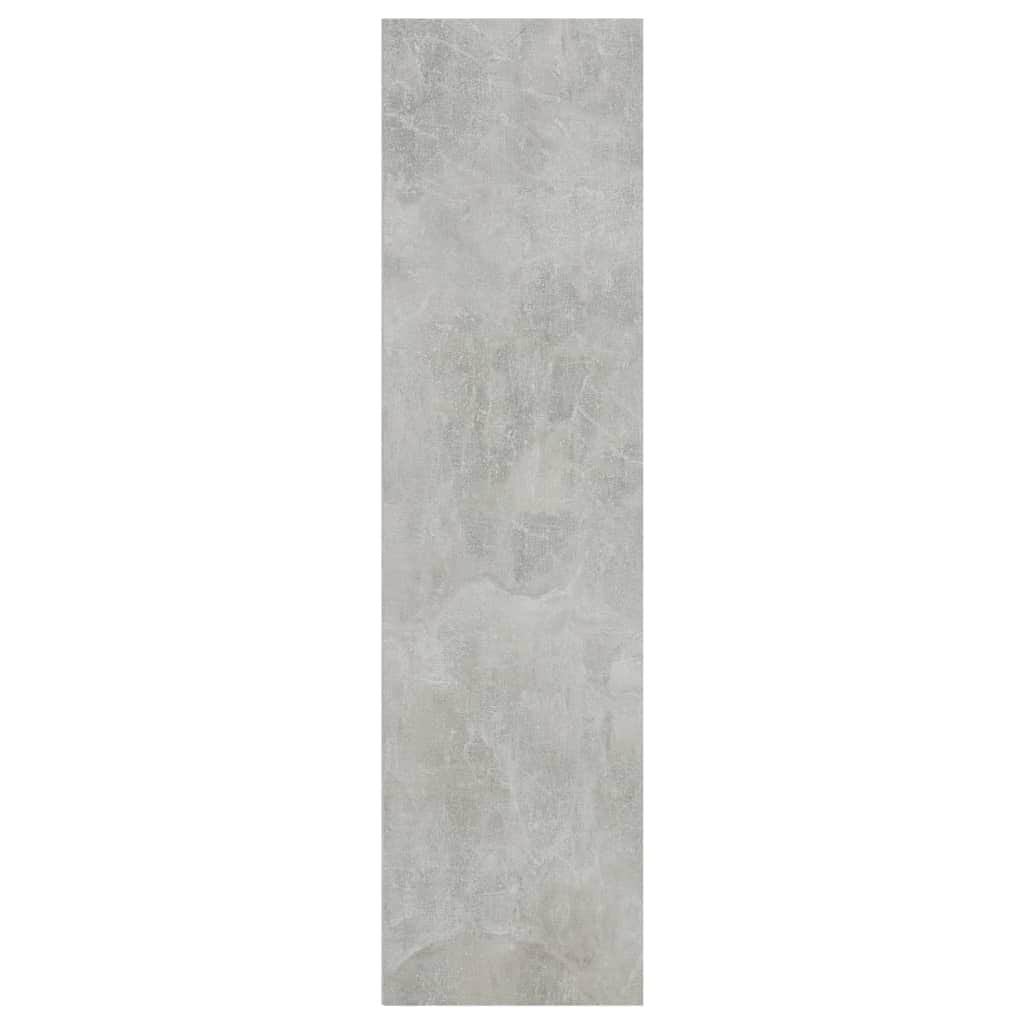 3-Tier Book Cabinet Concrete Grey - Chipboard