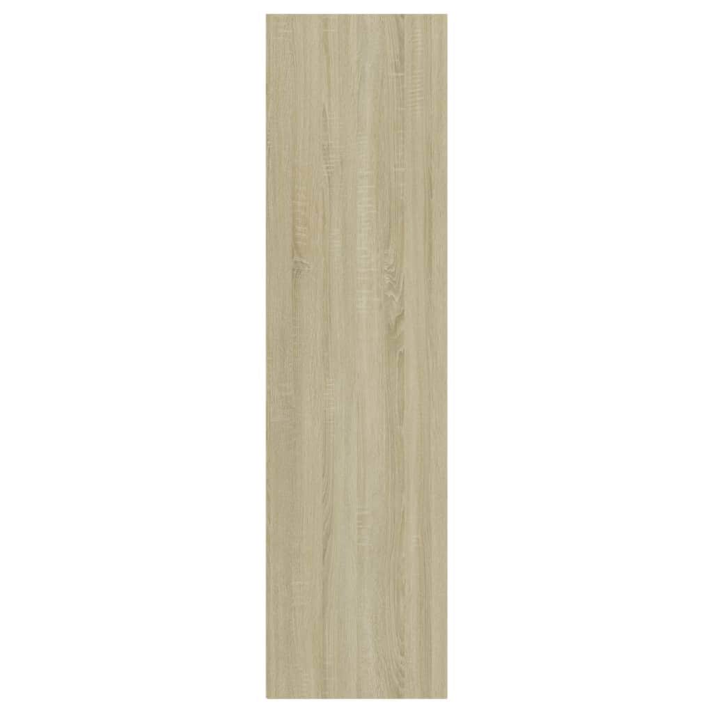 3-Tier Book Cabinet Oak Chipboard