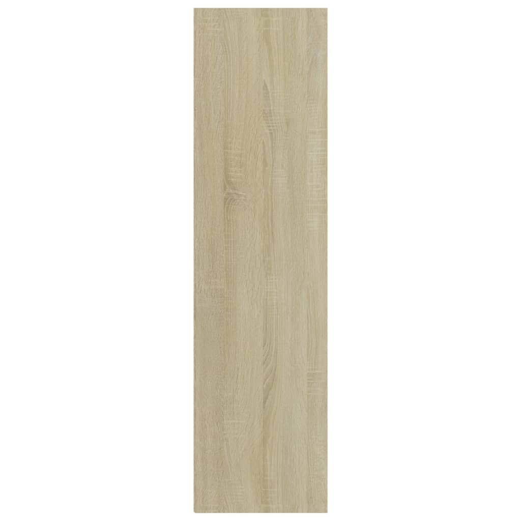 3-Tier Book Cabinet Sonoma Oak Chipboard