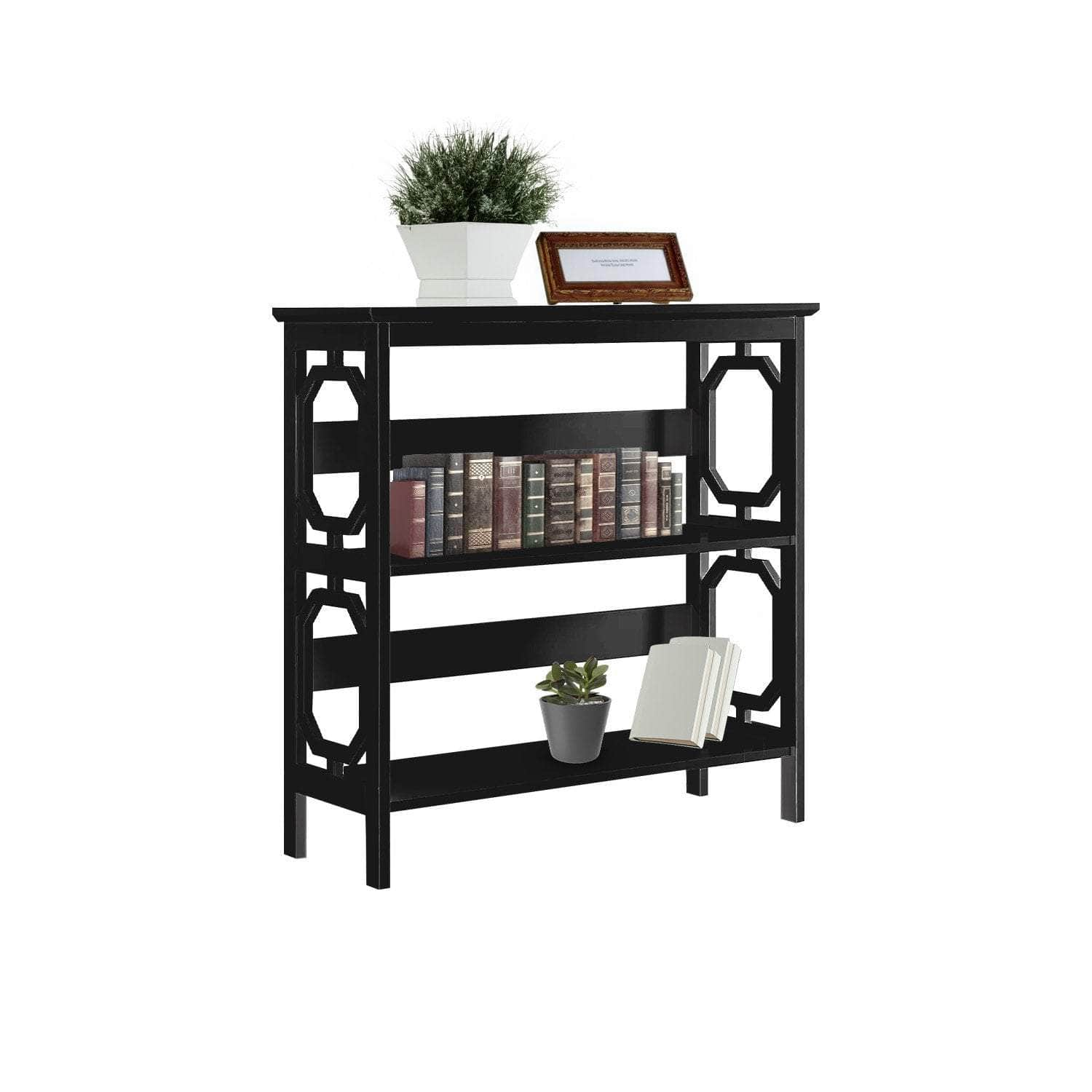 3-Tier Bookshelf Display Rack