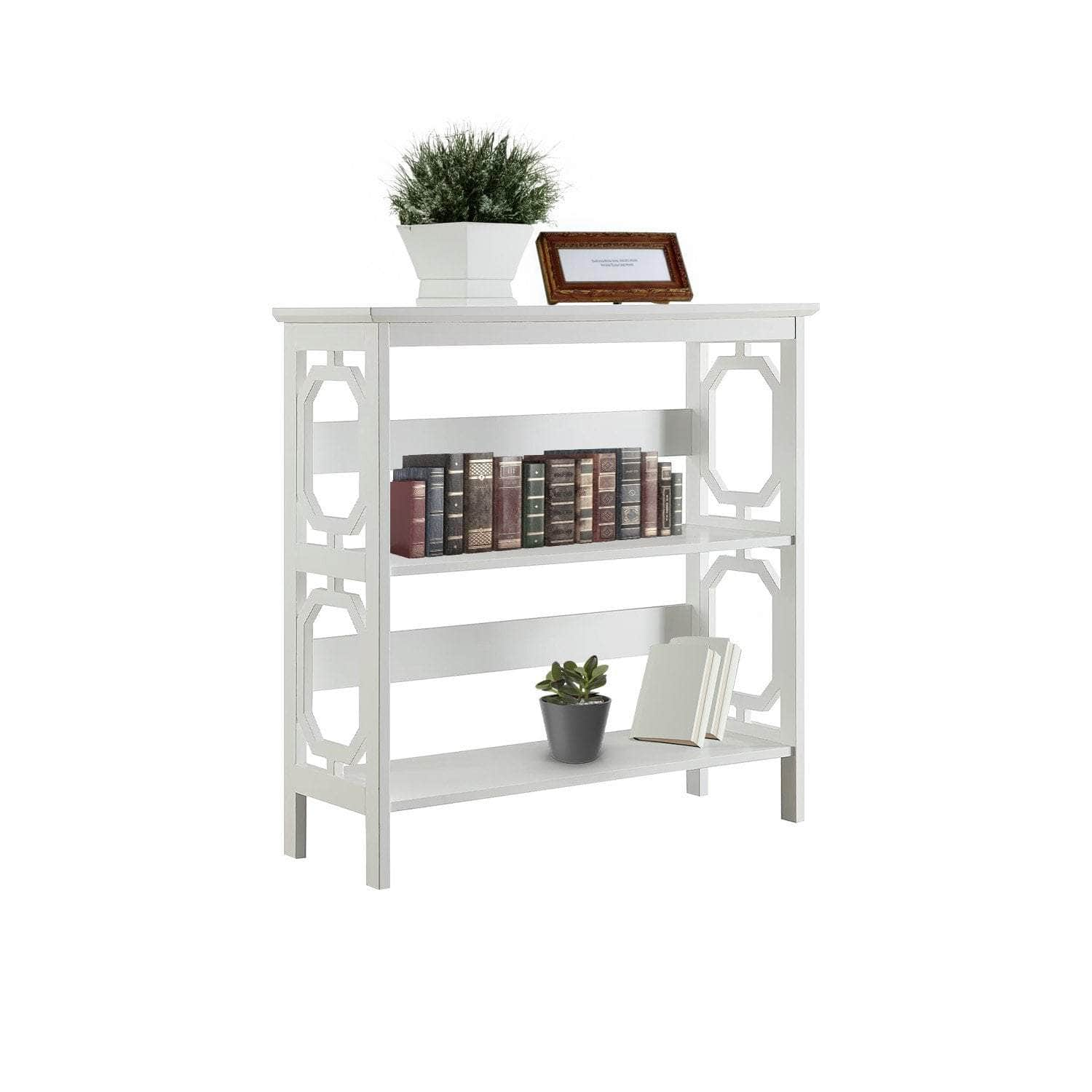 3-Tier Bookshelf Display Rack