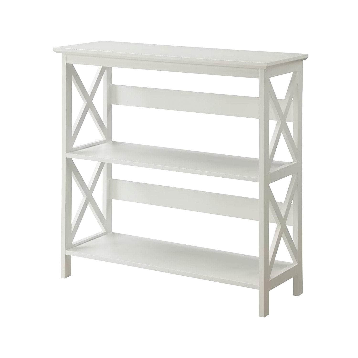 3-Tier Bookshelf - White