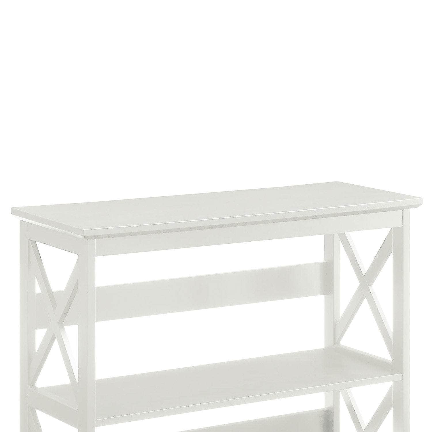 3-Tier Bookshelf - White