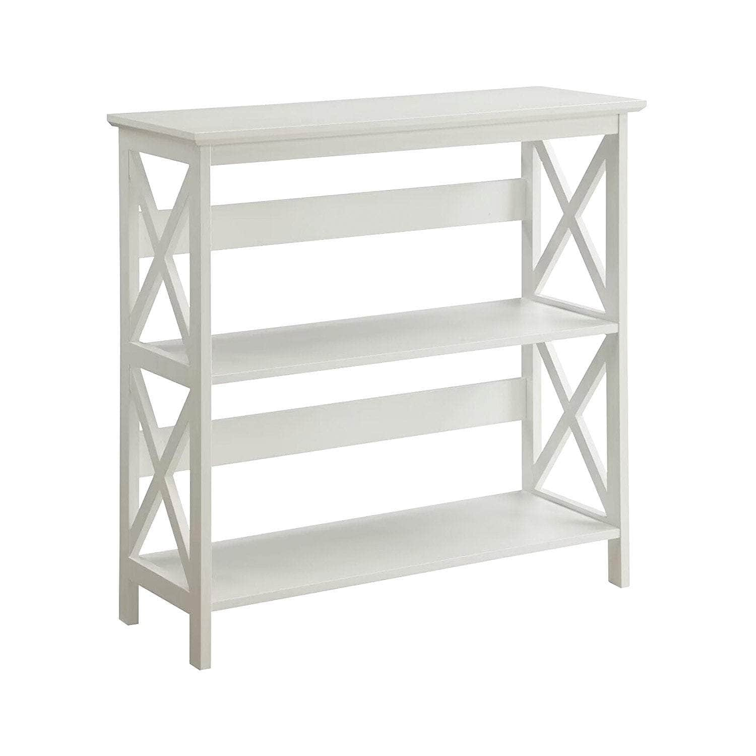 3-Tier Bookshelf - White