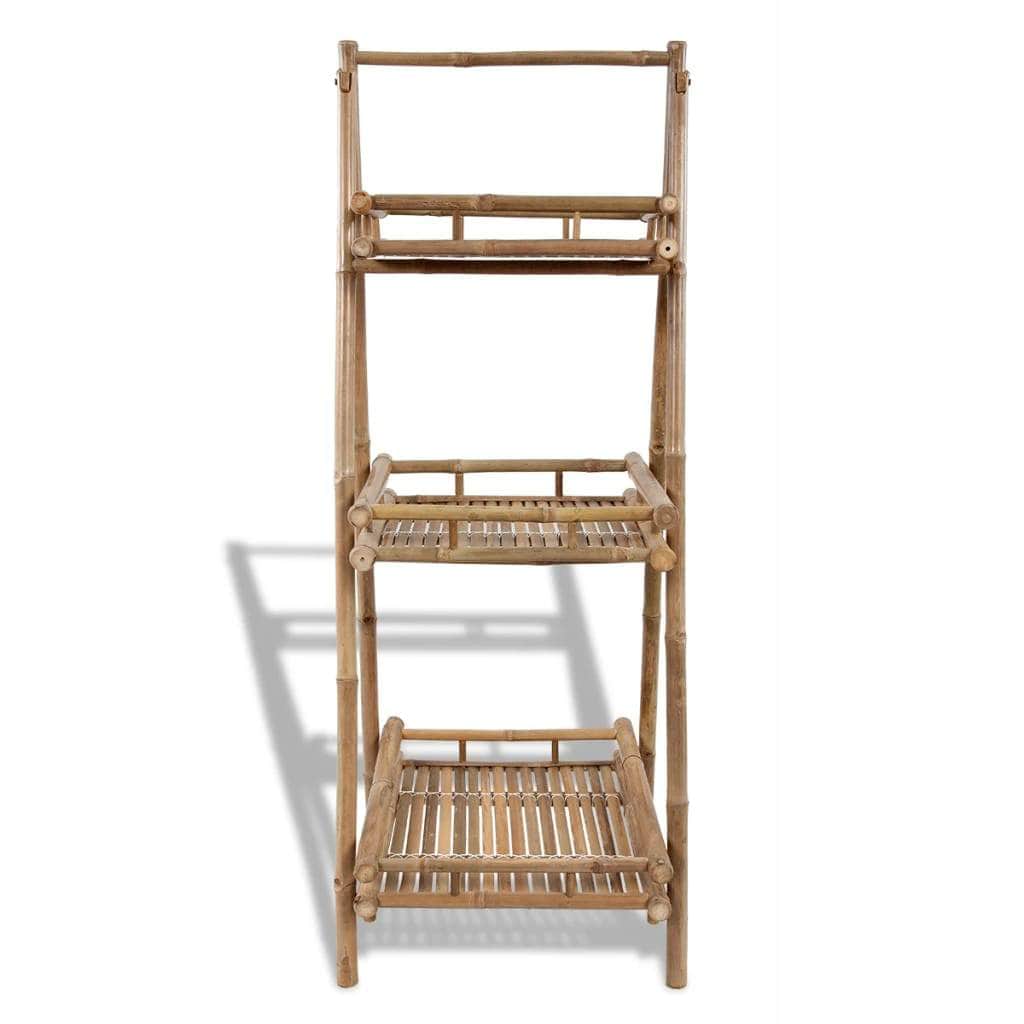 3 - Tier Folding Bamboo Plant Rack - Simple deals