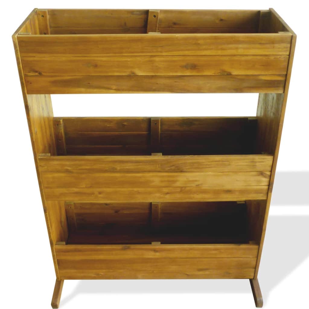 3 - Tier Garden Planter Solid Acacia Wood - Simple deals